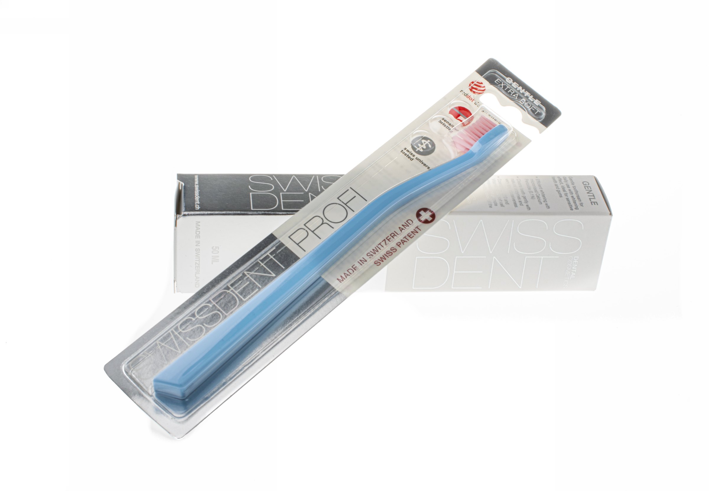 Swissdent Gentle Combo Pack zubní pasta + zubní kartáček