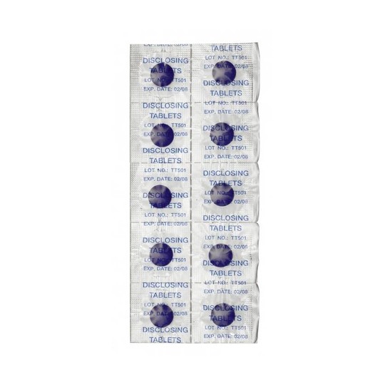 Curaprox PCA 222 tablety na zvýraznění plaku 100 ks