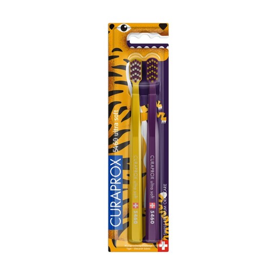 Curaprox CS 5460 Ultrasoft Tiger zubní kartáček 2 ks