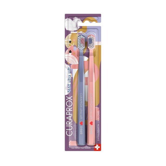 Curaprox CS 5460 Ultrasoft Love 2022 zubní kartáček 2 ks