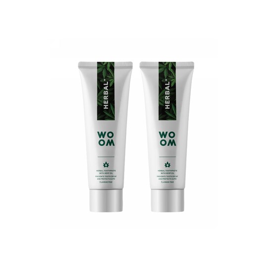 Woom Herbal+ zubní pasta 2x75 ml