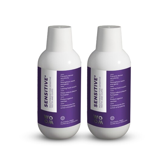 Woom Sensitive+ ústní voda 2x500 ml