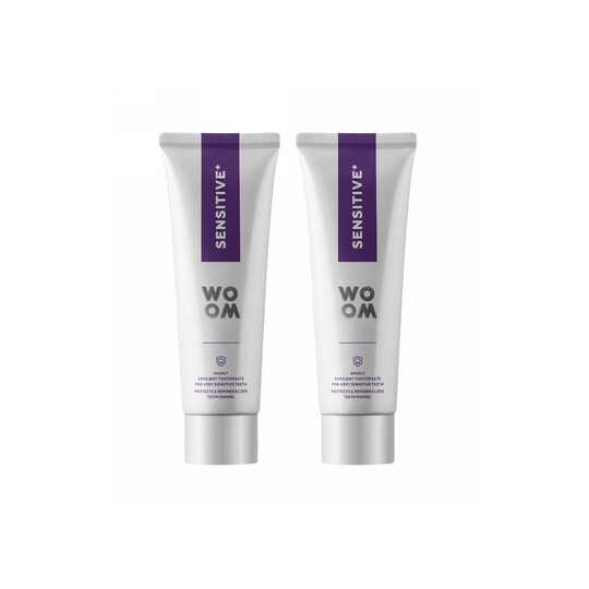 Woom Sensitive+ zubní pasta 2x75 ml