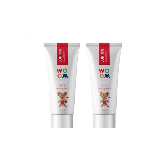 Woom Junior Cola dětská zubní pasta 2x50 ml