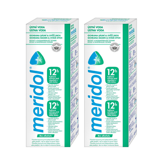 Meridol Gum Protection & Fresh Breath ústní voda 2x400 ml