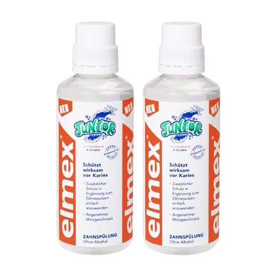 Elmex Junior ústní voda 2x400 ml