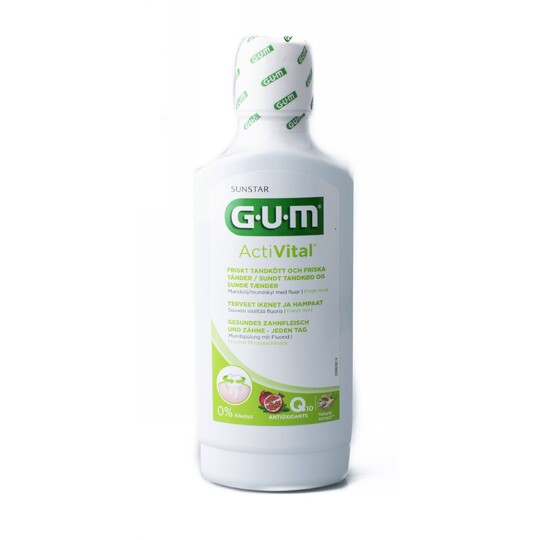 GUM ActiVital Q10 ústní voda 500 ml