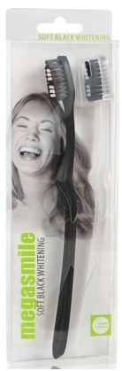 Megasmile Soft Black Whitening zubní kartáček 2ks