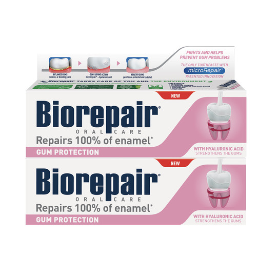 BioRepair Gum Protection zubní pasta 2x75 ml