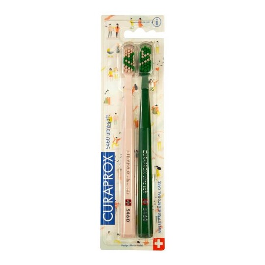 Curaprox CS 5460 Ultrasoft Love 2020 zubní kartáček 2 ks