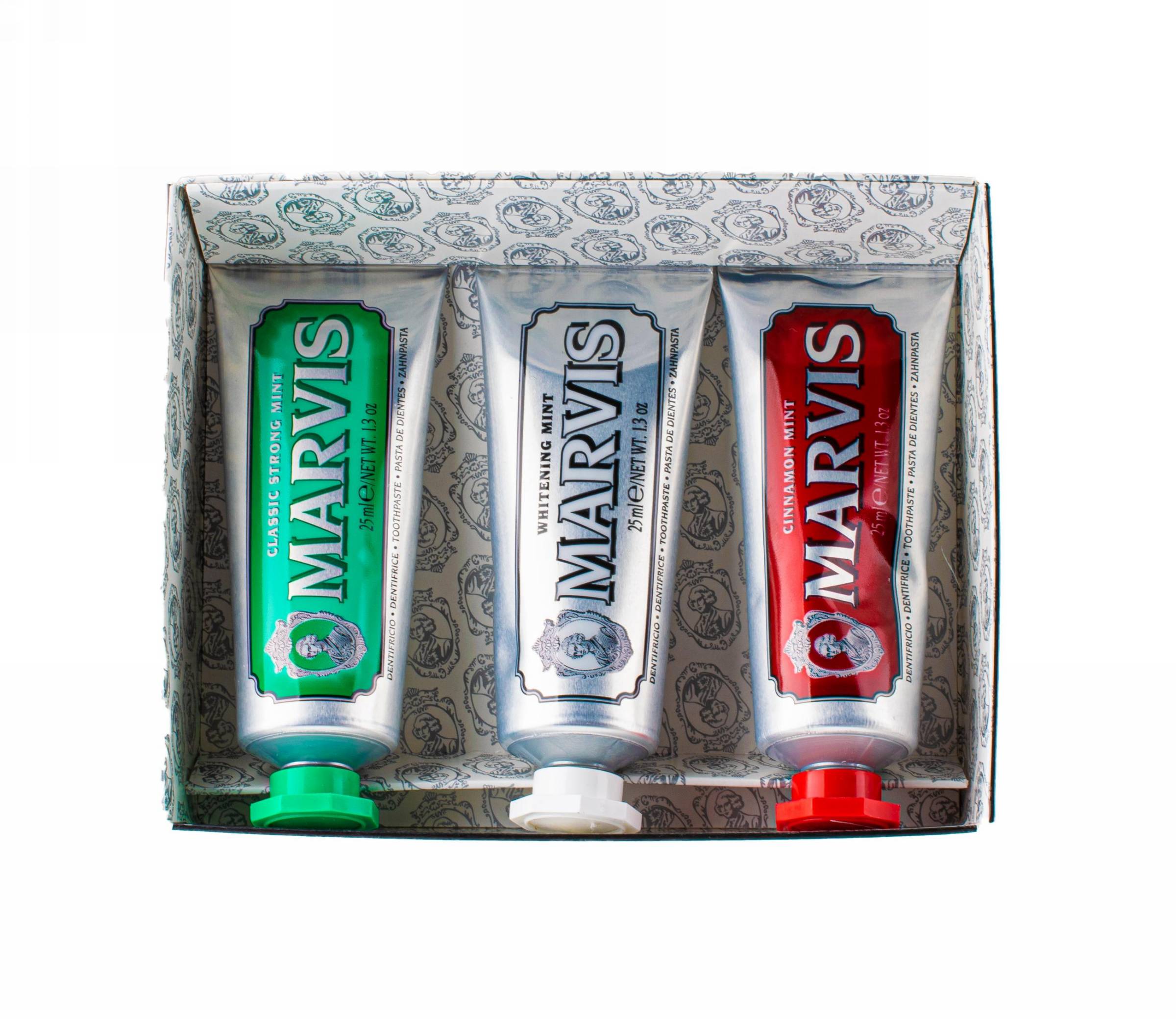 Marvis Strong & Whitening & Cinnamon set 3×25 ml