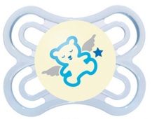 MAM Perfect Night silikonový dudlík 0-6 měsíců, 1ks