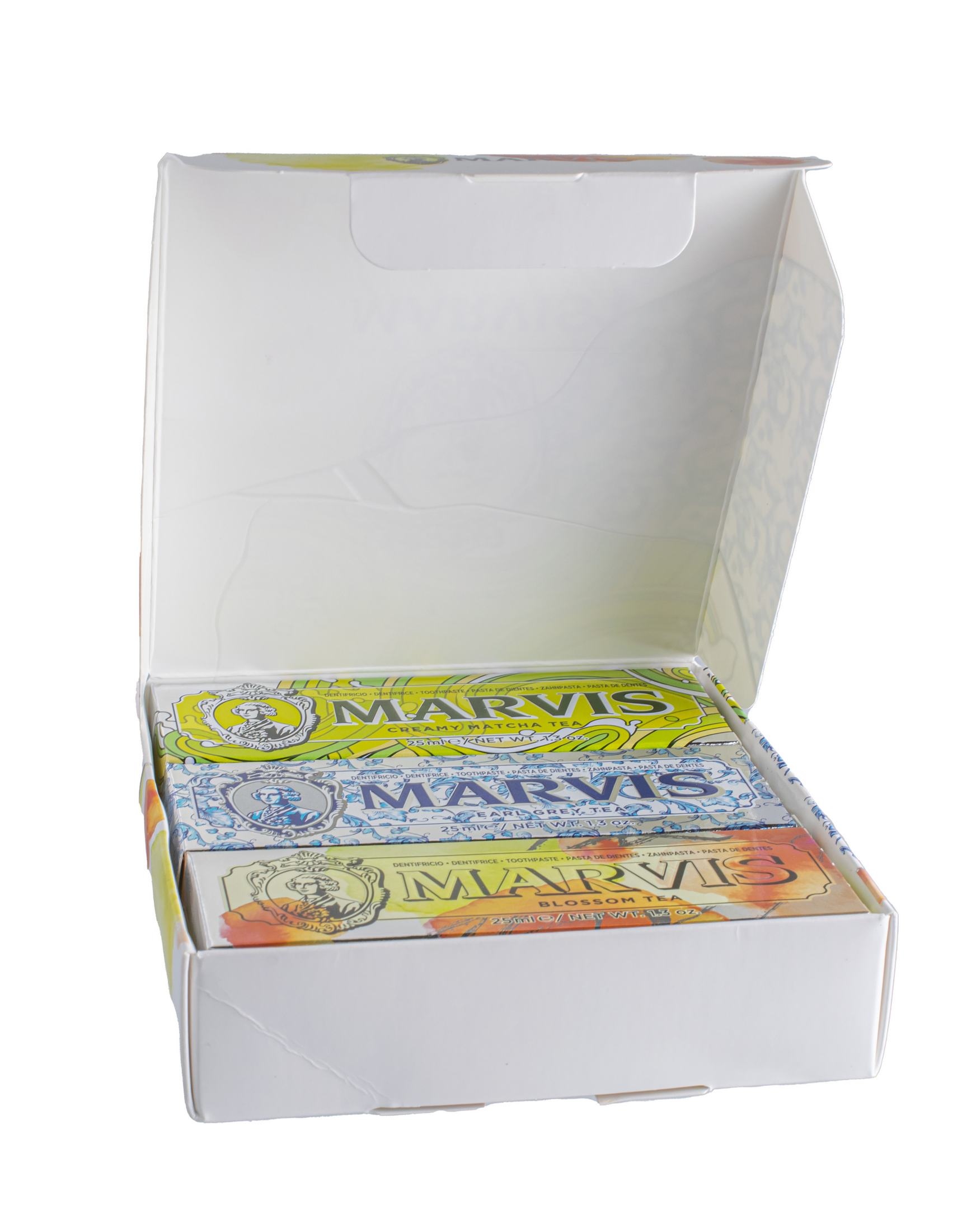 Marvis Set Tea Collection sada zubních past 3x25 ml