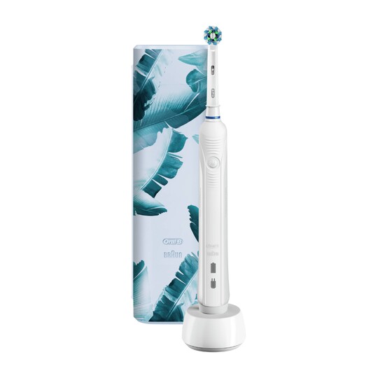 Oral-B PRO 750 CrossAction White oscilační kartáček + cestovní pouzdro