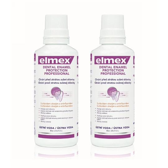 Elmex Dental Enamel Professional ústní voda 2x400 ml