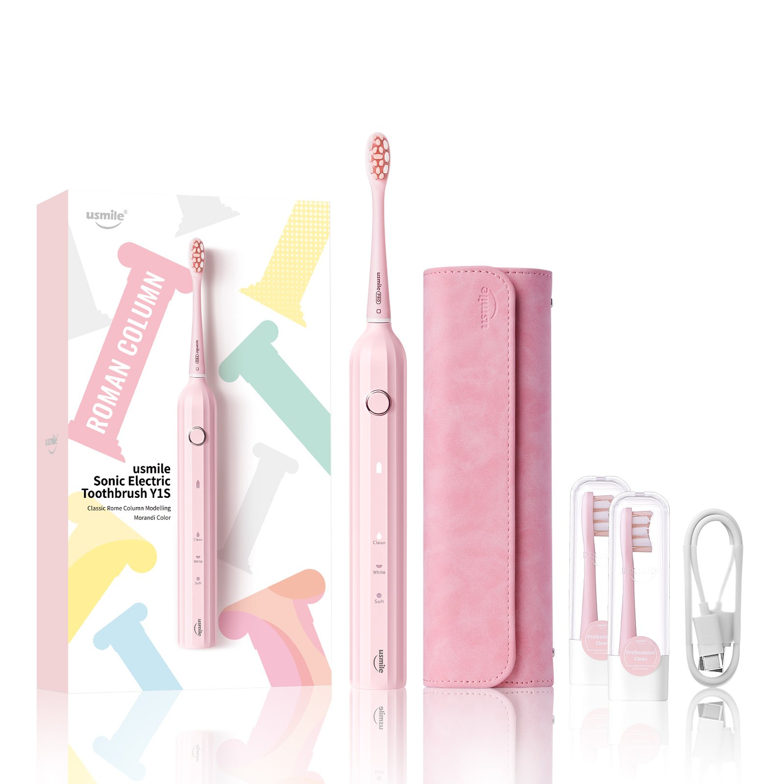 Usmile Y1S Honey Pink sonický kartáček