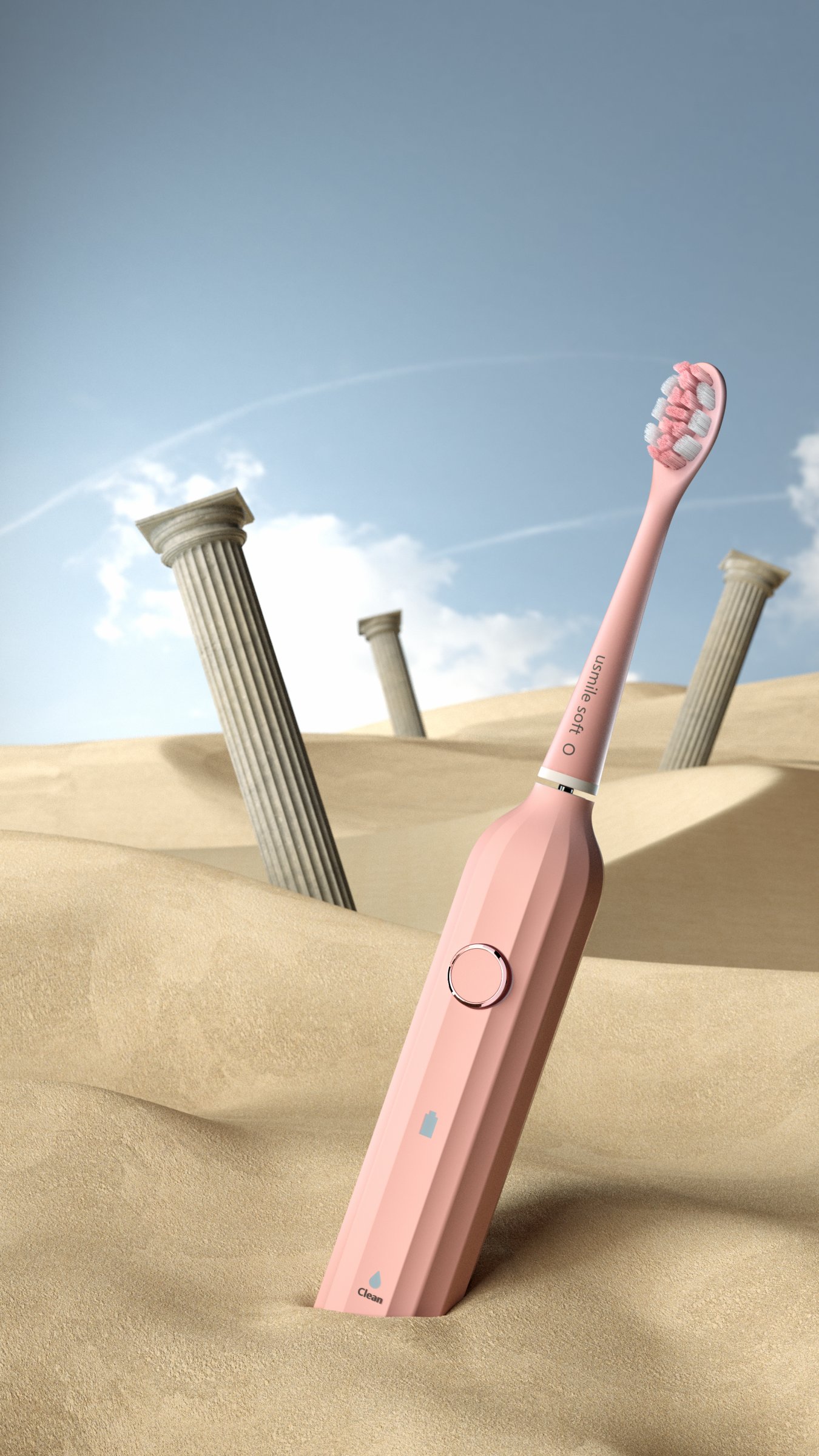 Usmile Y1S Honey Pink sonický kartáček