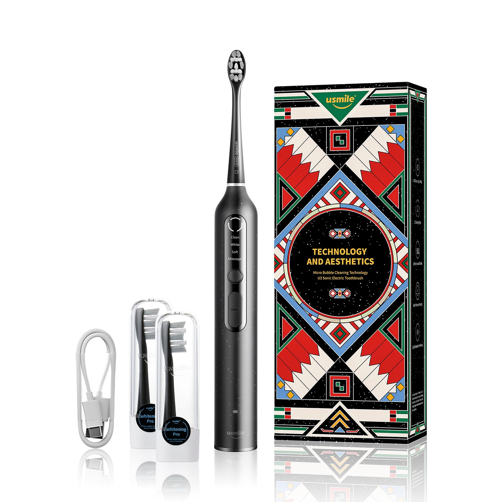 Usmile U3 Starry Black sonický kartáček