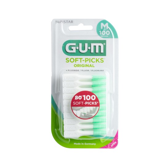 GUM Soft Picks Original Medium mezizubní kartáček 100 ks