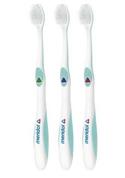 Meridol ochrana dásní zubní kartáček, 3 ks