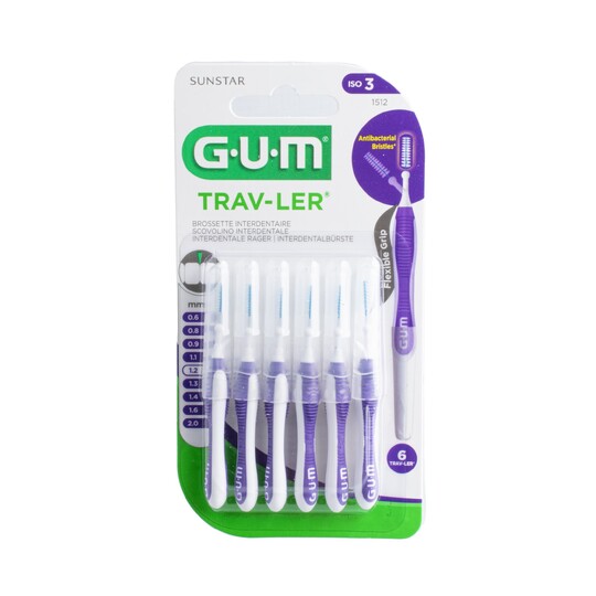 GUM Trav-Ler mezizubní kartáčky 1,2 mm 6 ks