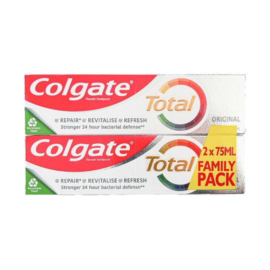 Colgate Total Original zubní pasta 2x75ml