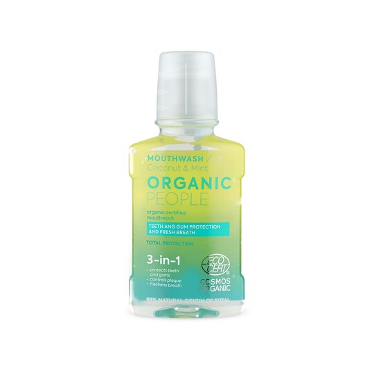 Organic People Coconut & Mint ústní voda 250 ml