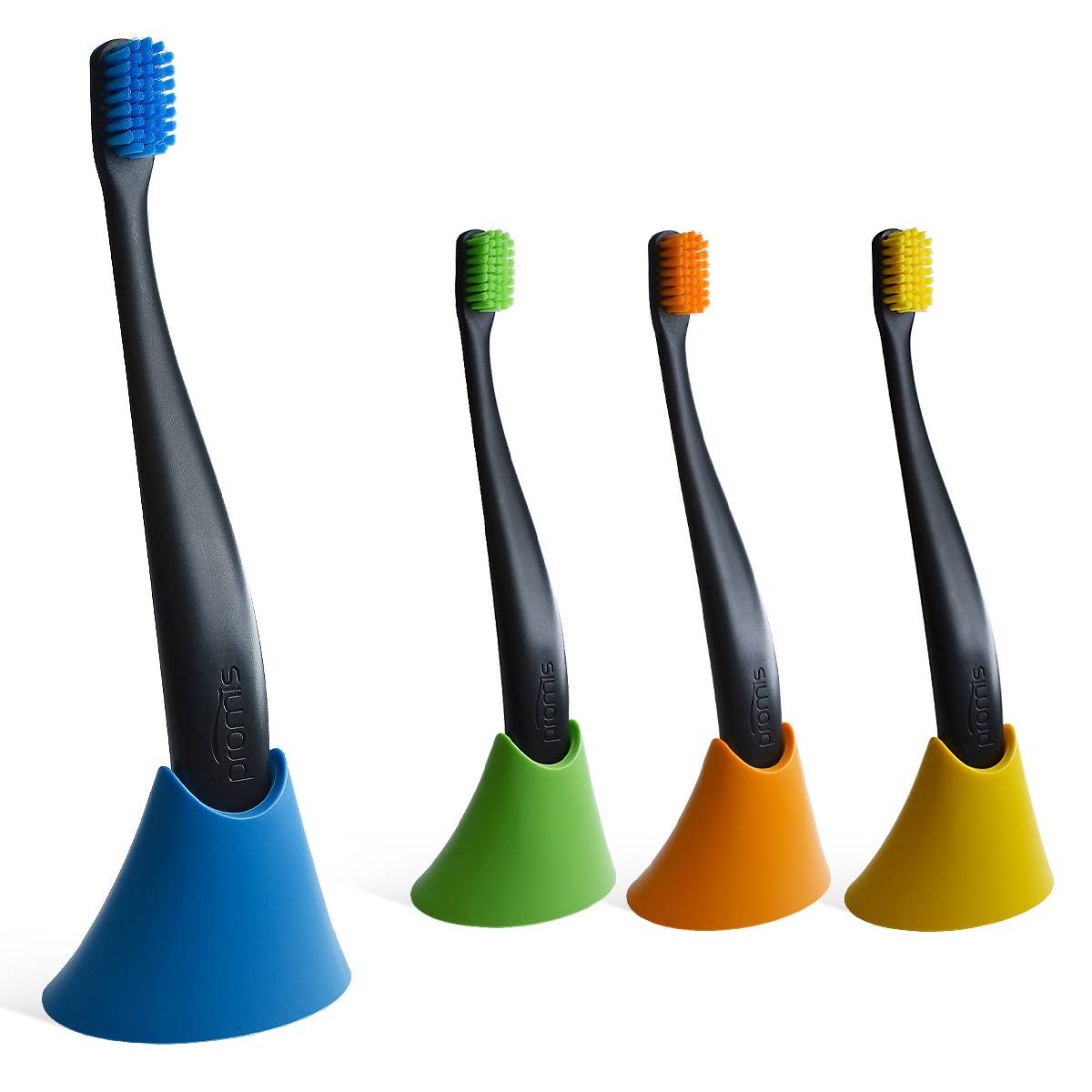 Promis stojánek na zubní kartáček – oranžový