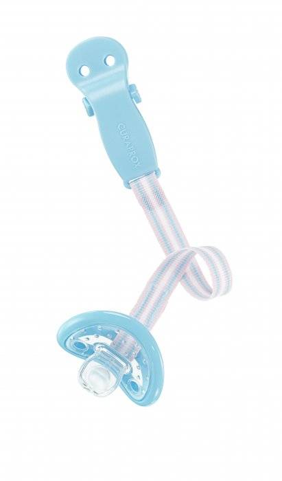 Curaprox držák na dudlík světle modrý