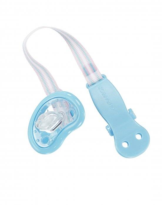 Curaprox držák na dudlík světle modrý