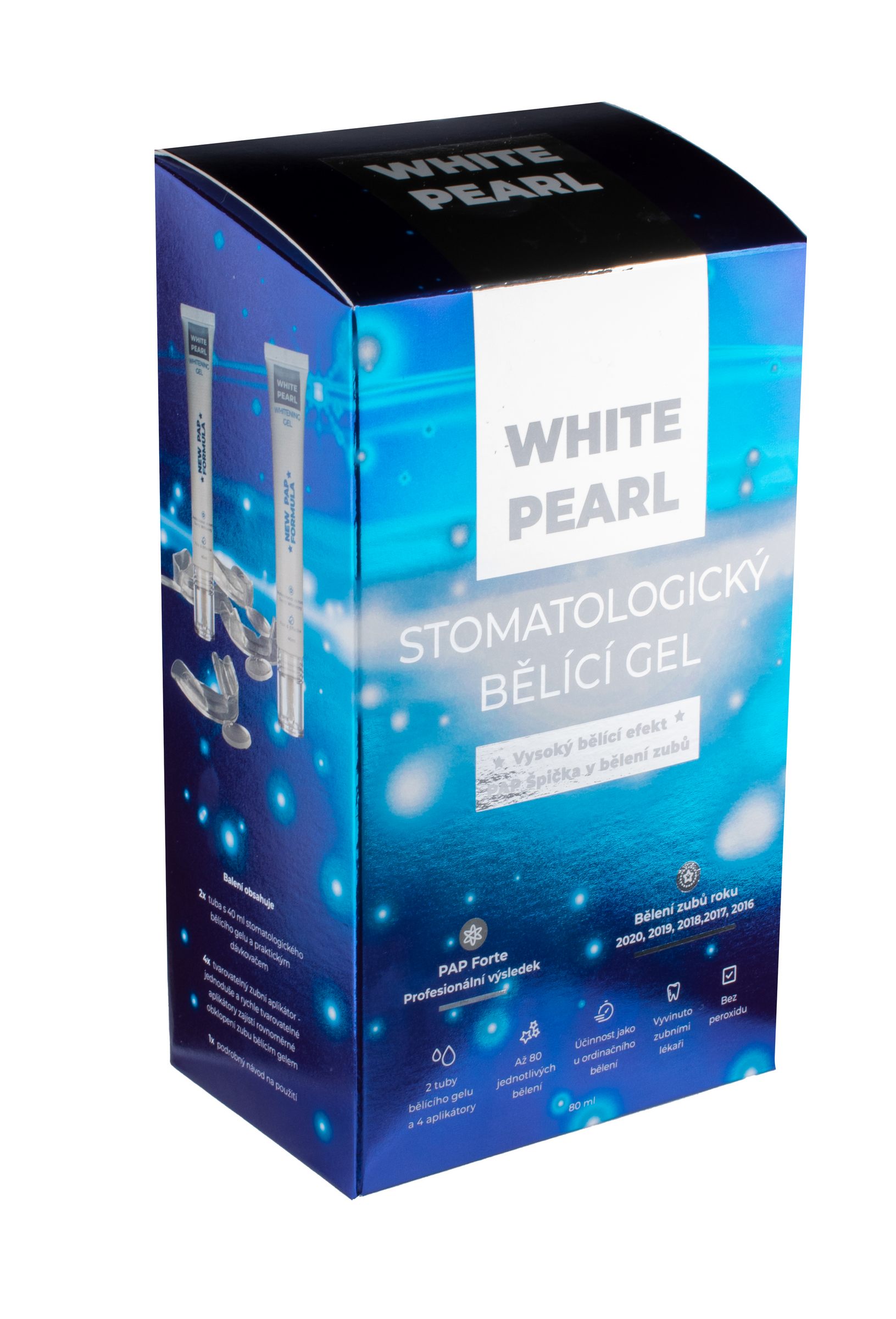 White Pearl set na bělení zubů 80 ml