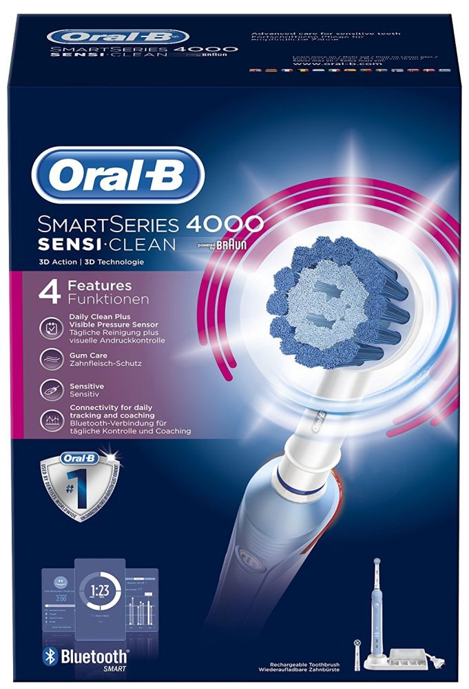 Braun Oral B SmartSeries 4000 SensiClean zubní kartáček