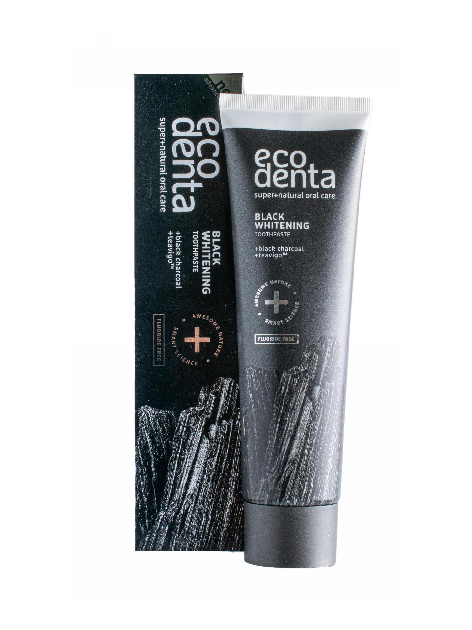 Ecodenta Black Whitening bělicí zubní pasta 100 ml