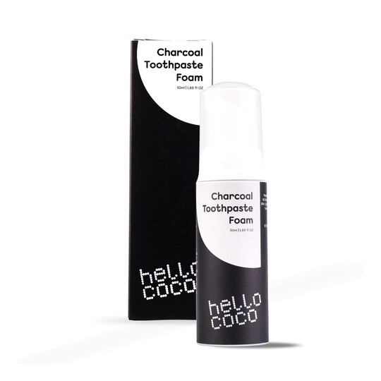 Hello Coco Charcoal zubní pěna 50 ml