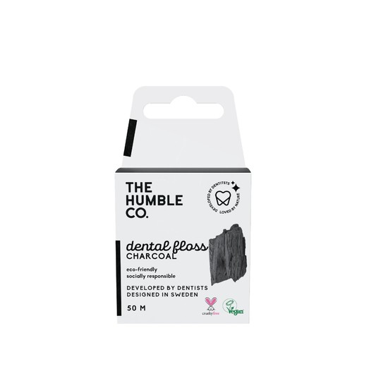 The Humble Floss Charcoal zubní nit 50 m