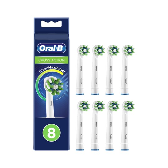 Oral-B CrossAction White CleanMaximiser náhradní hlavice 8 ks