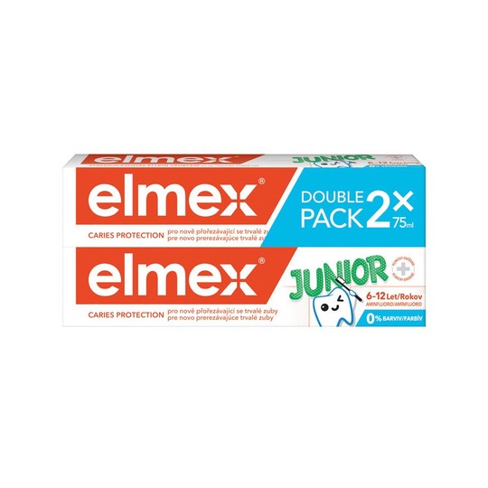 Elmex Junior dětská zubní pasta 2x75 ml