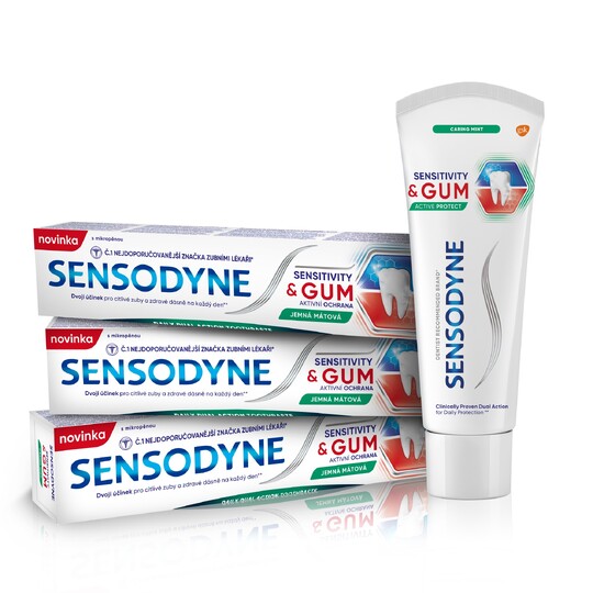 Sensodyne Sensitivity&Gum zubní pasta 3x75 ml