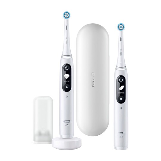 Oral-B iO Series 7 Duo White+White magnetický kartáček 2 ks