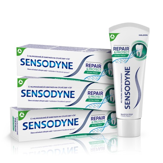 Sensodyne Repair&Protect Extra Fresh zubní pasta 3x75ml