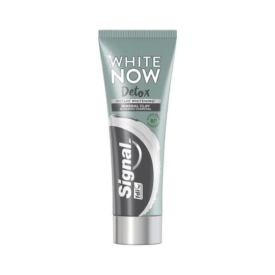 Signal White Now Detox Charcoal bělicí zubní pasta 75 ml