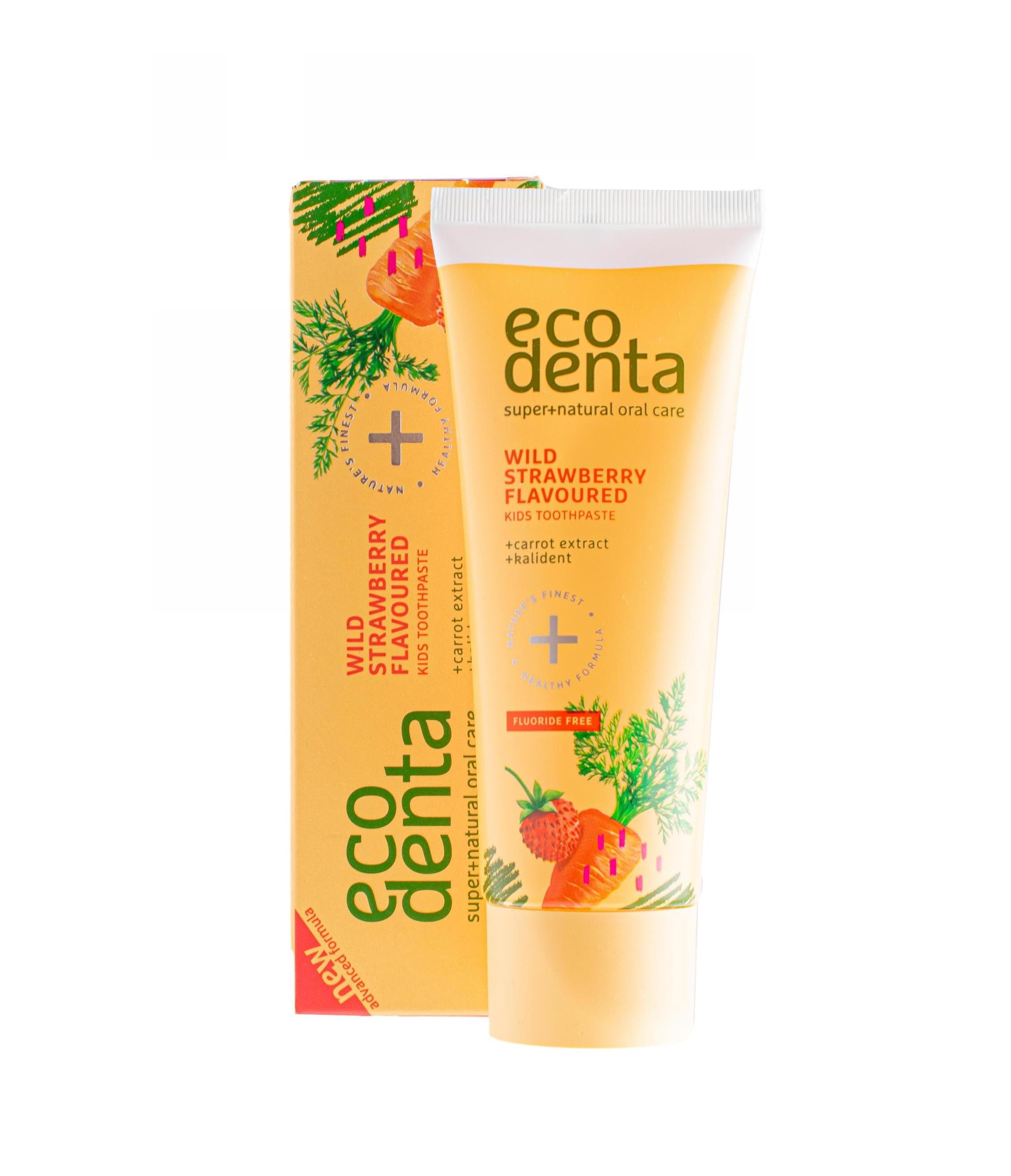 Ecodenta Wild Strawberry dětská zubní pasta 75 ml