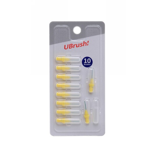 Herbadent UBrush 0,6 mm náhradní nástavce 10 ks