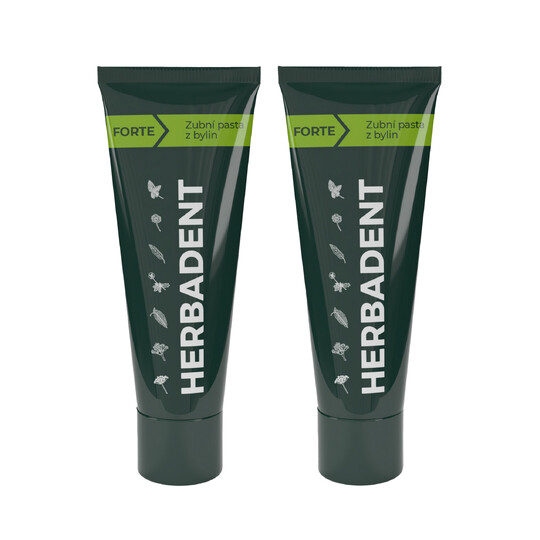 Herbadent Forte zubní pasta 2×100 g
