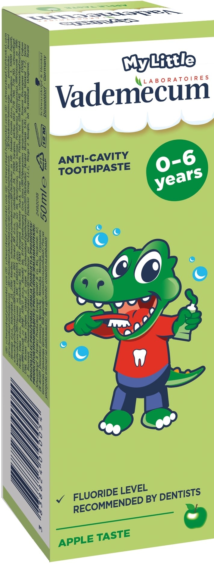 Vademecum My Little Apple 0-6 dětská zubní pasta 50 ml