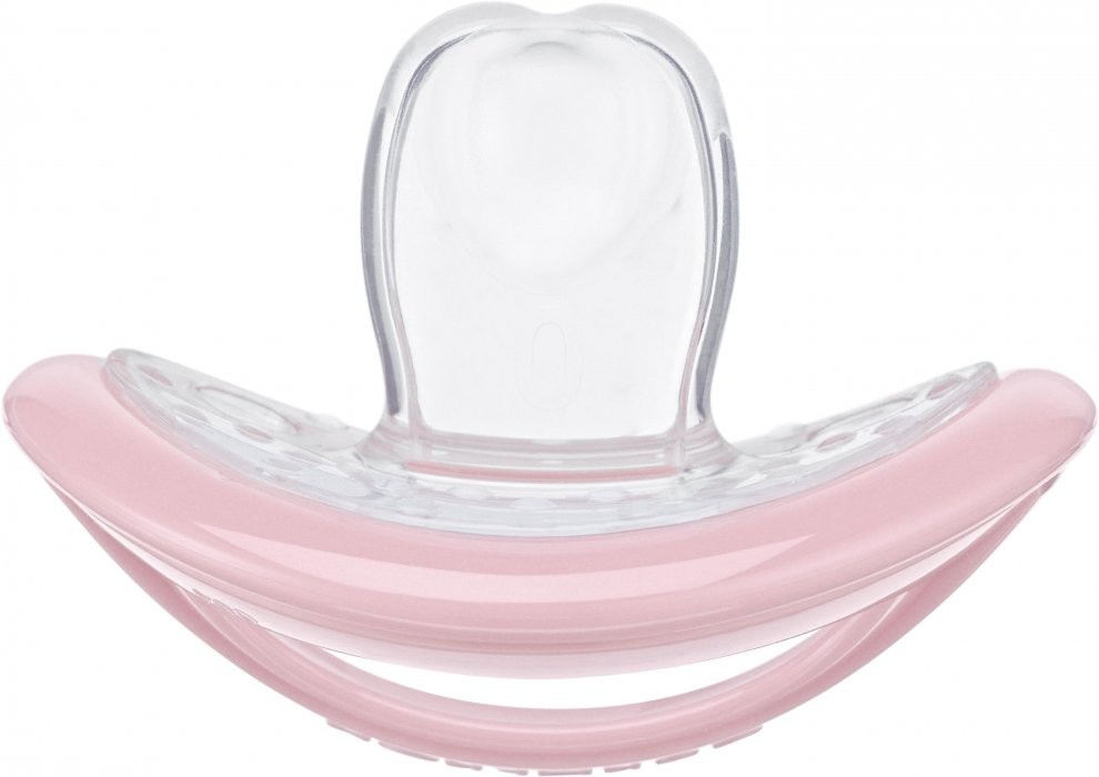 Curaprox Grow With Love 0 m+ dudlík - RŮŽOVÝ