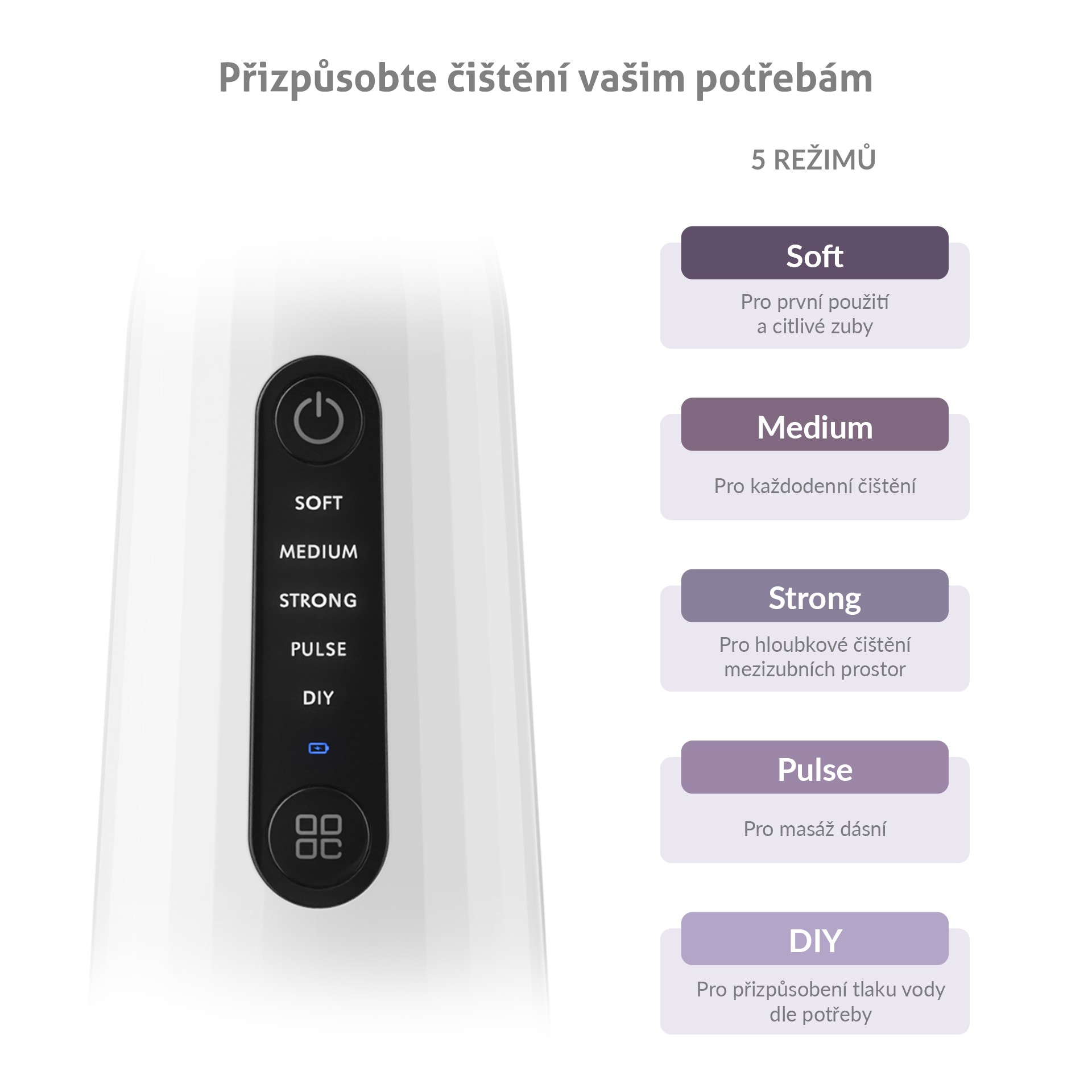 TrueLife AquaFloss Compact C200 cestovní ústní sprcha