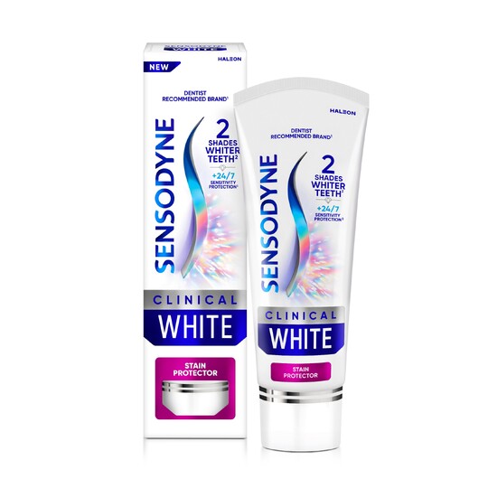 Sensodyne Clinical White Stain Protector zubní pasta 75 ml