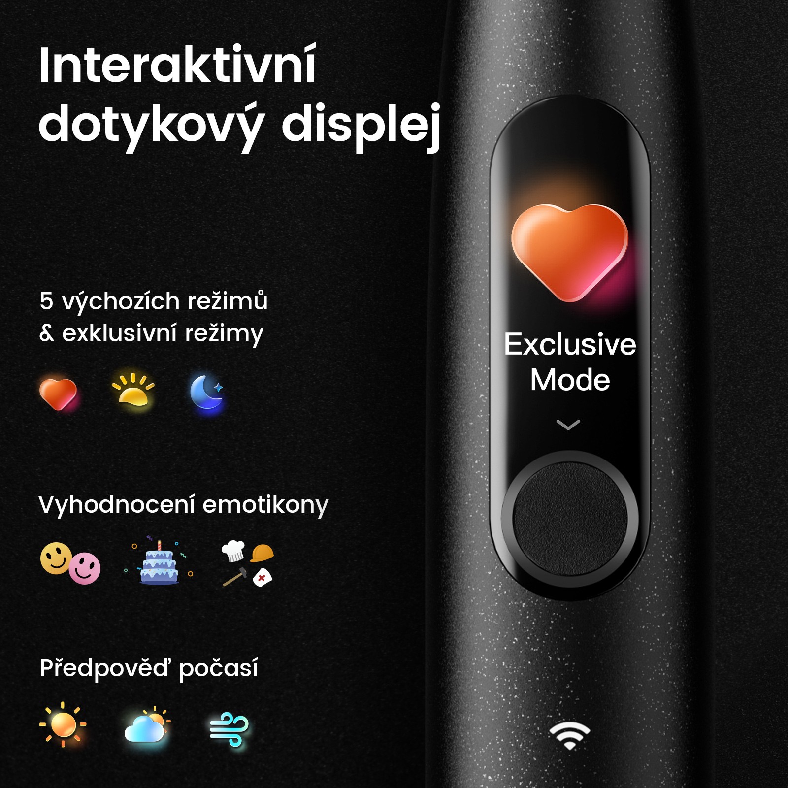 Oclean X Ultra S Black sonický kartáček