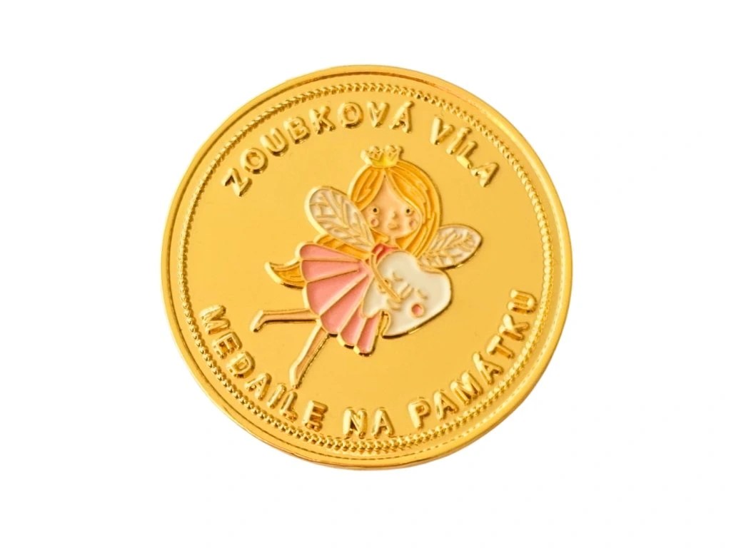 Zoubková víla - medaile se zámkem